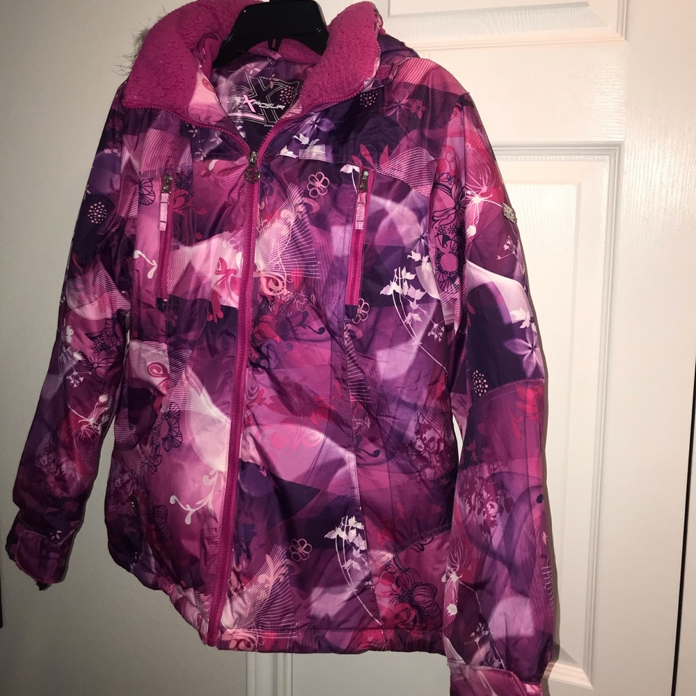 Purple and Pink Snow Coat